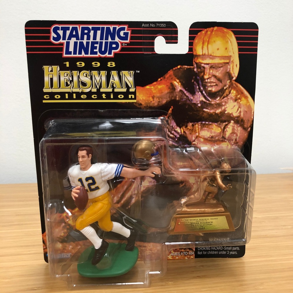 Starting Lineup Action Figure Mens Collectors Roger‎ Staubach Navy Heisman 1998